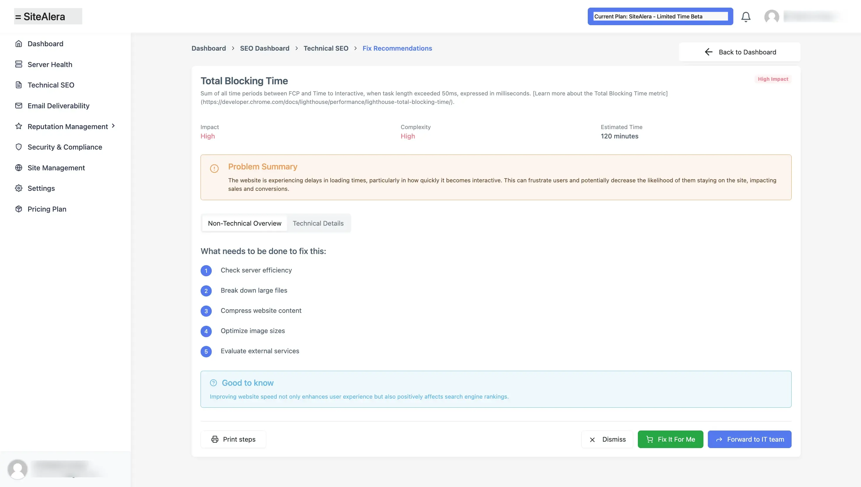 SiteAlera-AI-Generated-Recommendation.webp