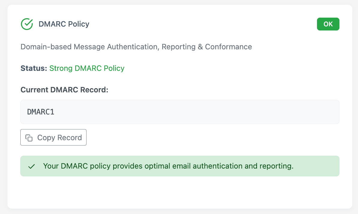 detect dmarc errors with sitealera.com